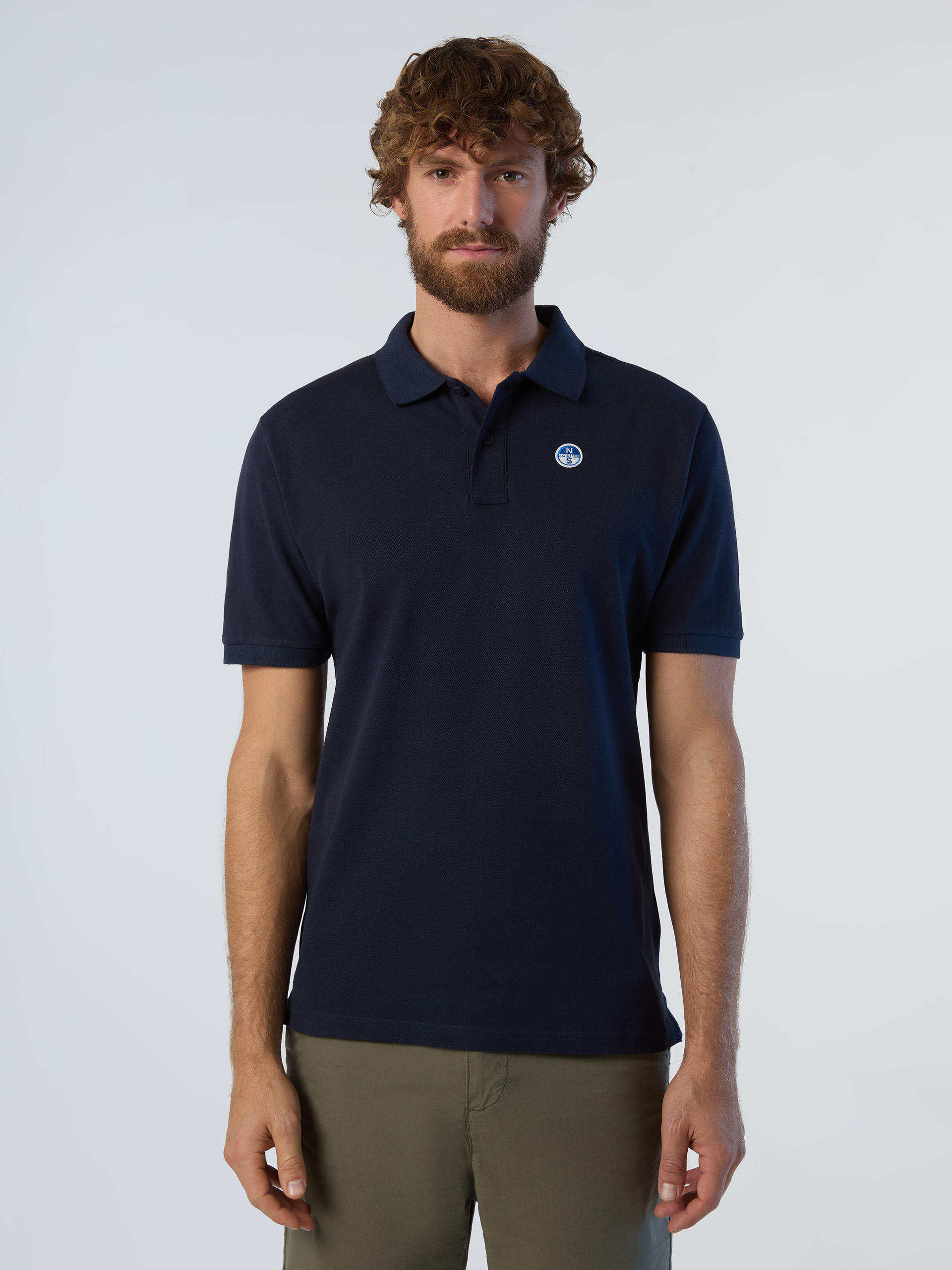 Polo avec patch logo, NORTH SAILS