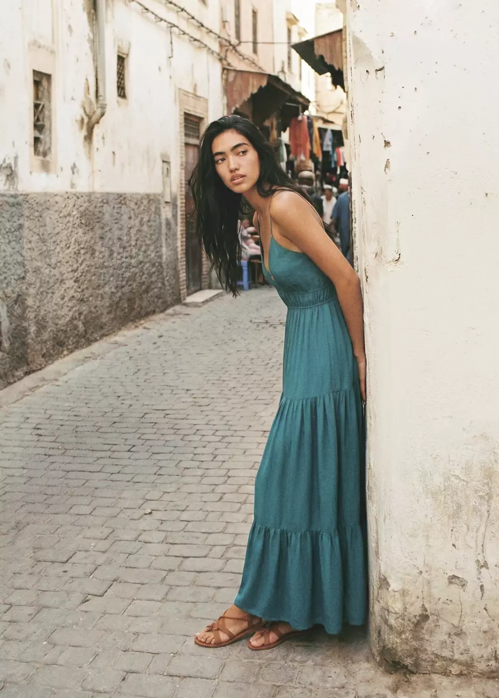 Robe fluide avec empiècements, MANGO TEEN