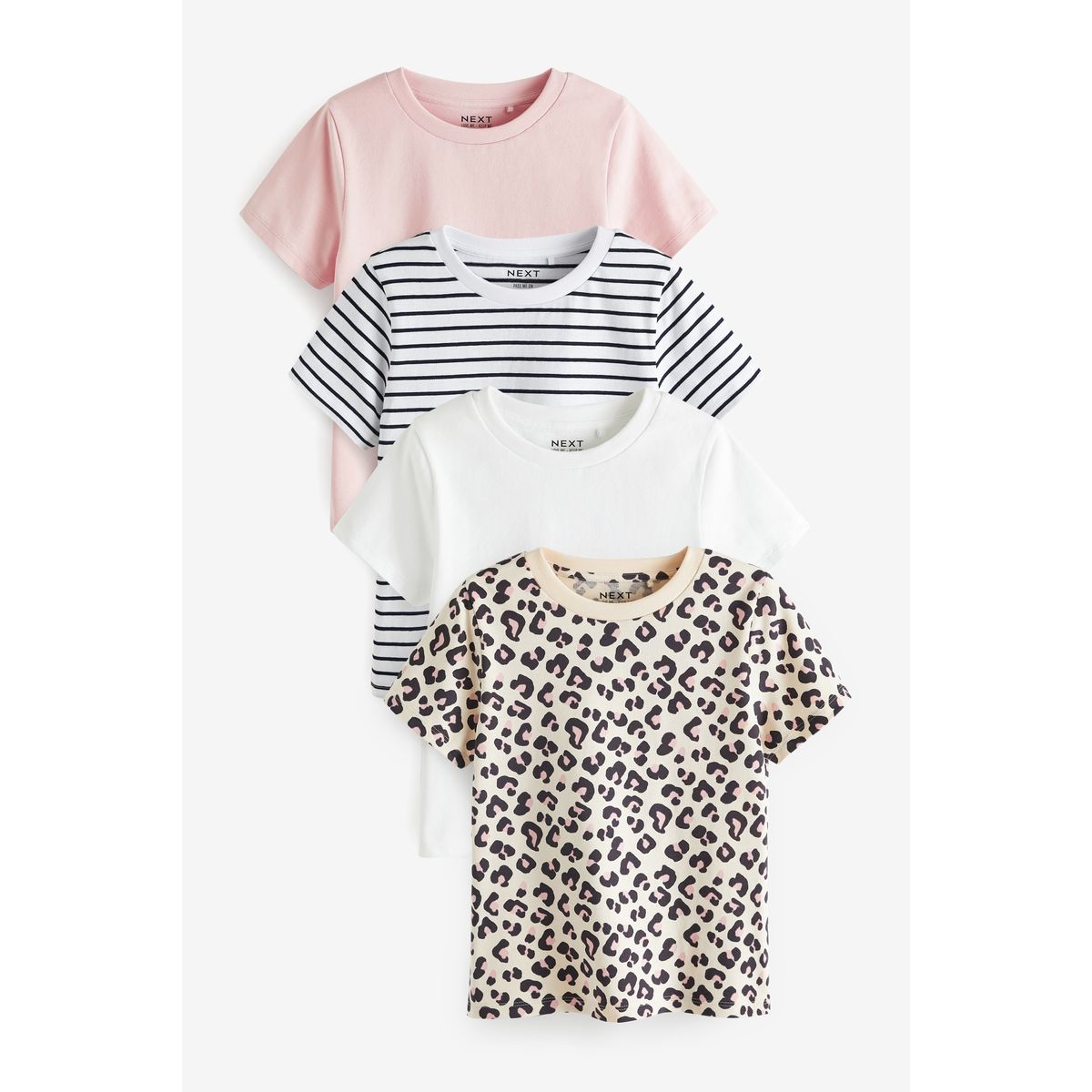 T-Shirts à manches courtes, lot de 4, NEXT