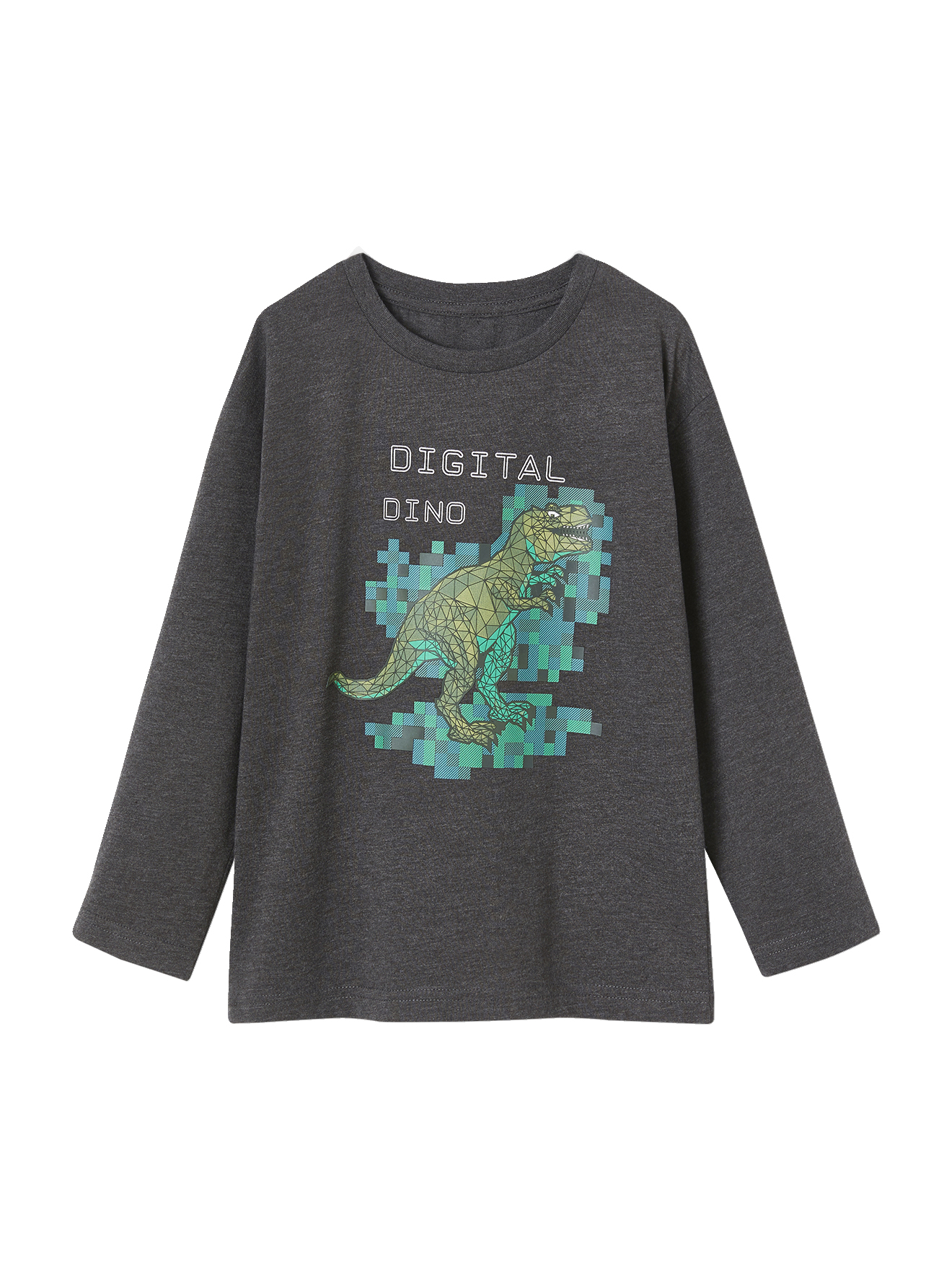 T-shirt digital dino effet pixel en relief, VERTBAUDET