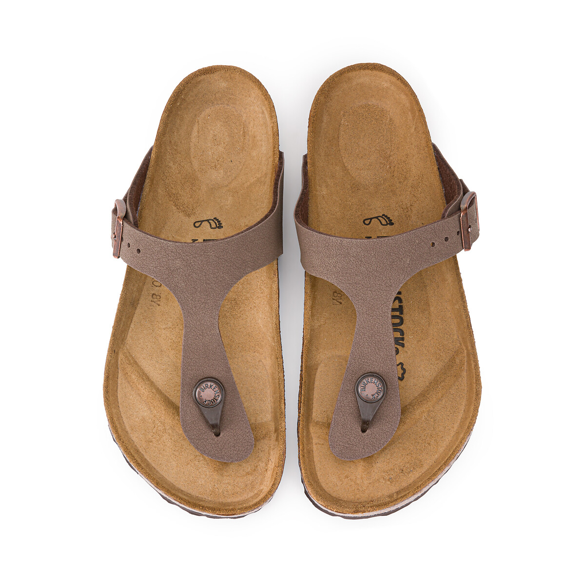Birkenstock Gizeh Birkibuc Mocca — foto 3