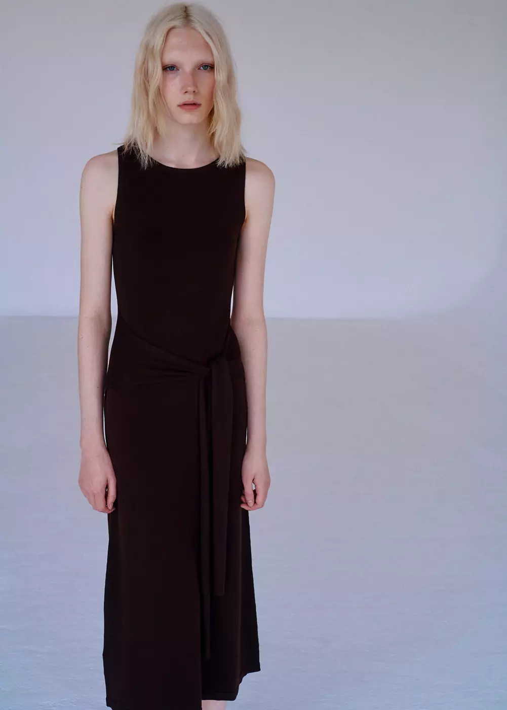Robe maille nouée, MANGO