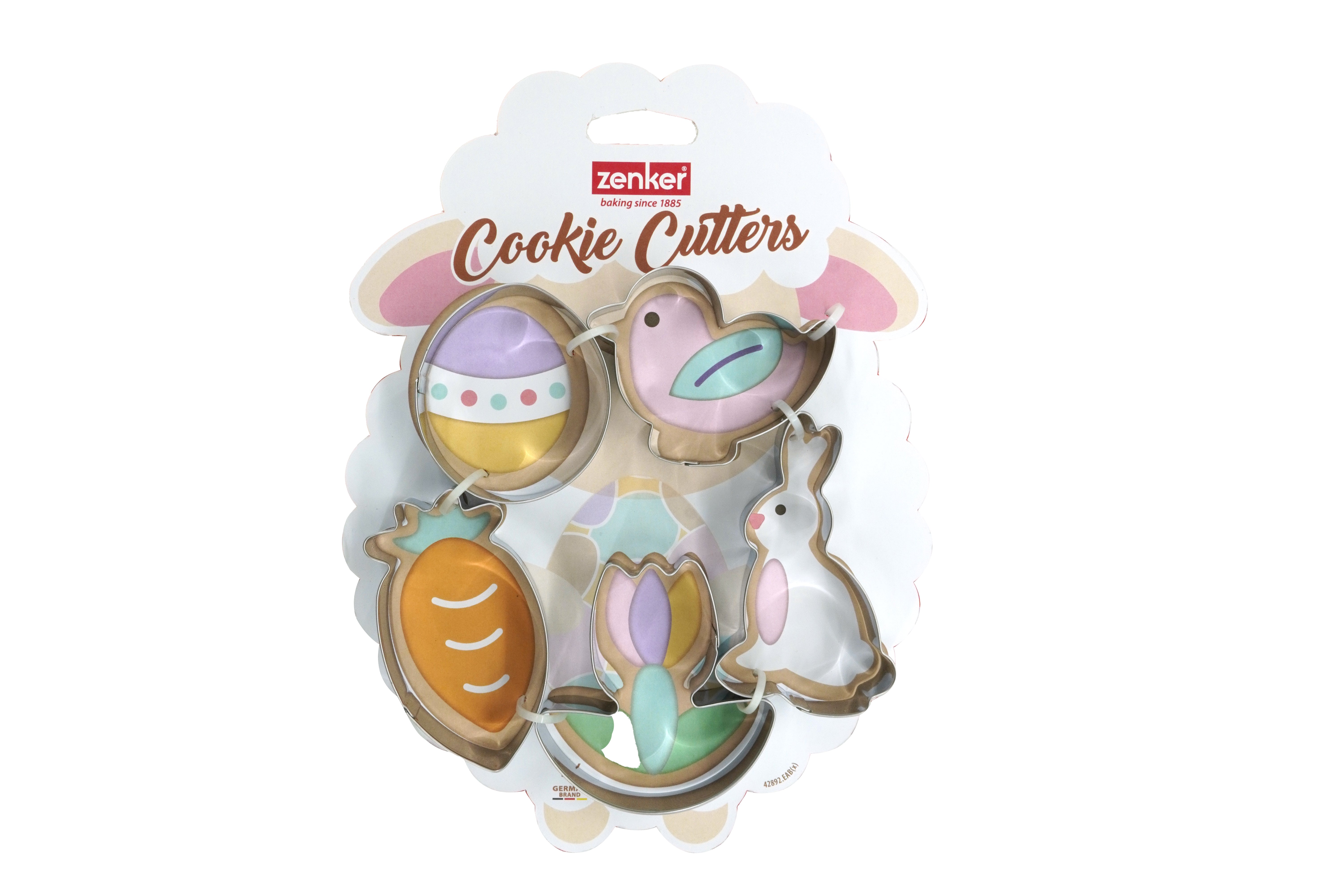 Set de 5 emporte-pièces Inox PÂQUES, ZENKER