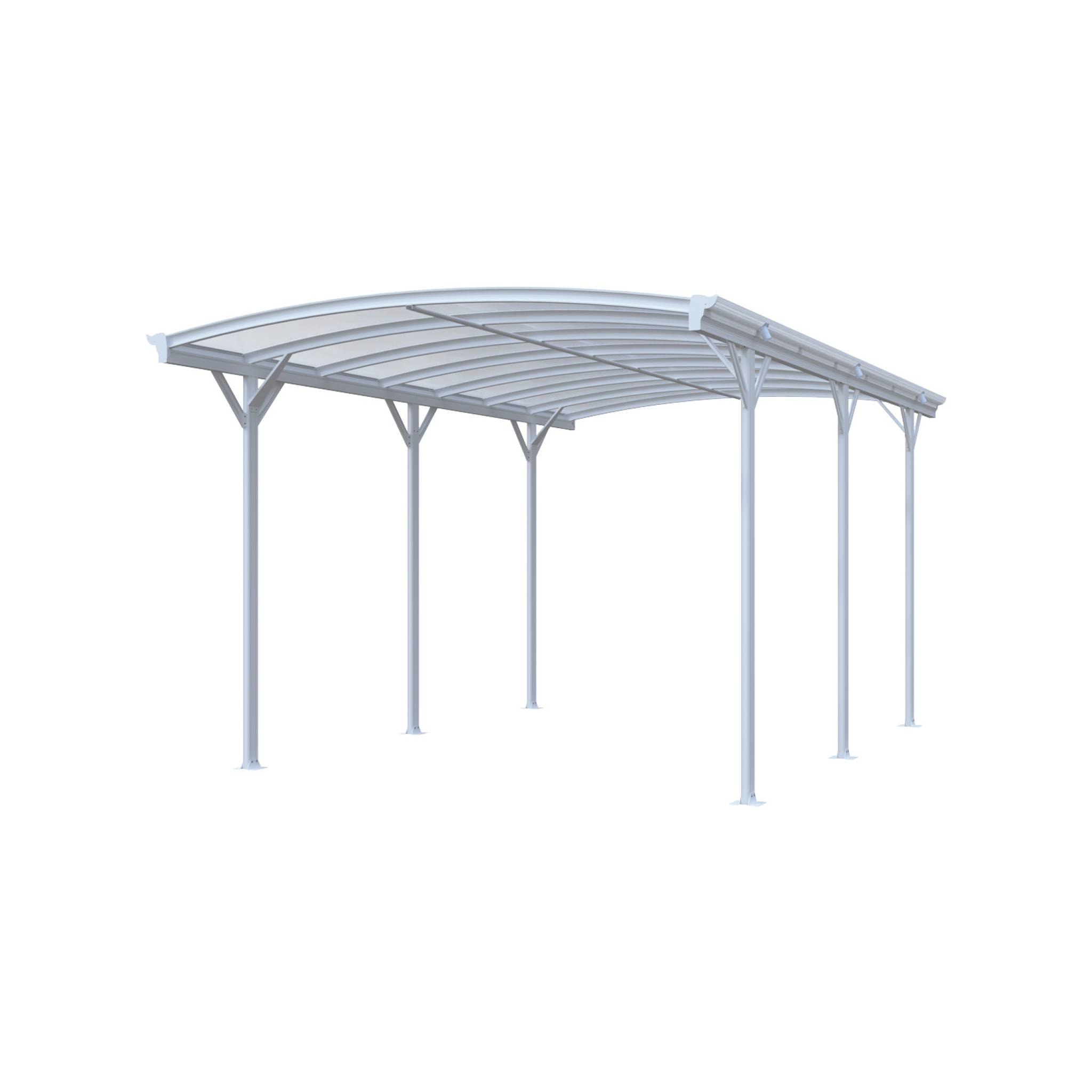 Carport aluminium et polycarbonate 15m² LE MANS, SWEEEK