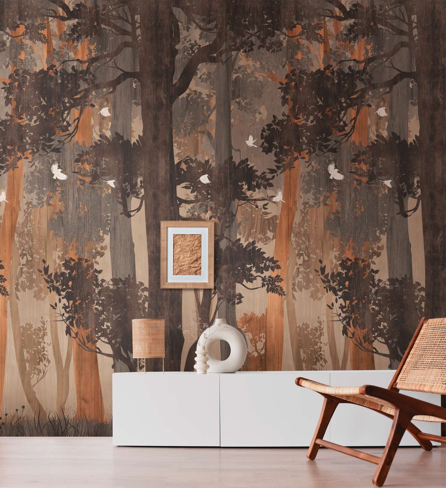 Papier peint au style nature, HOME MAISON