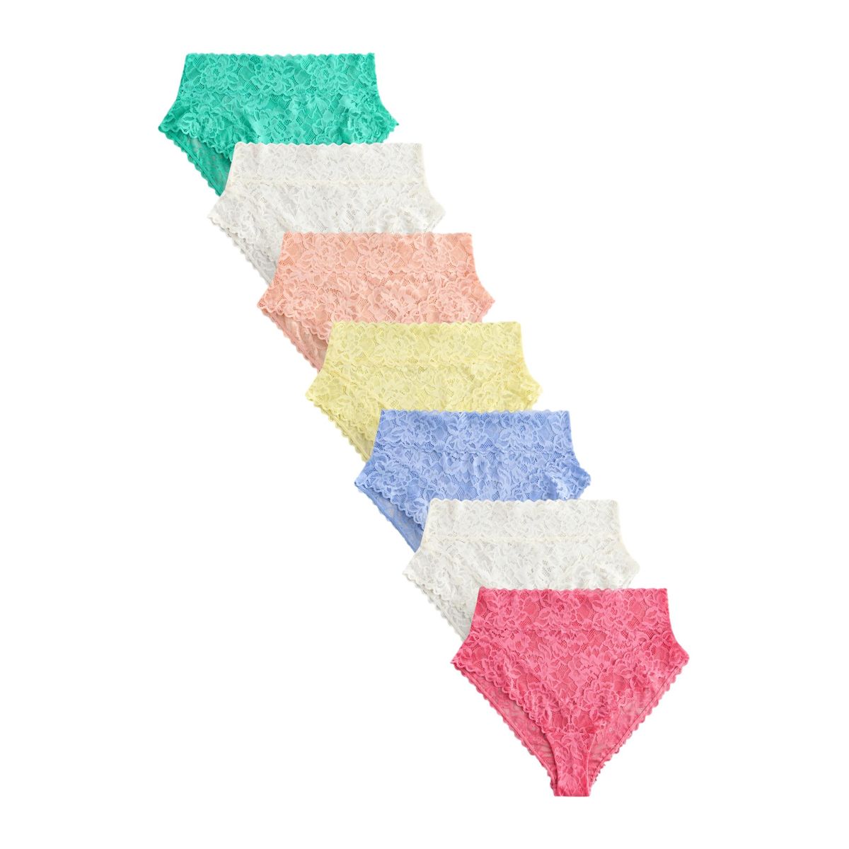 Culotte en dentelle, lot de 7, NEXT