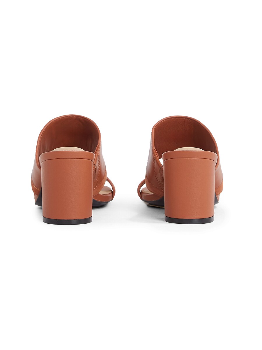 Tommy Hilfiger Mules de tacón de piel — foto 6