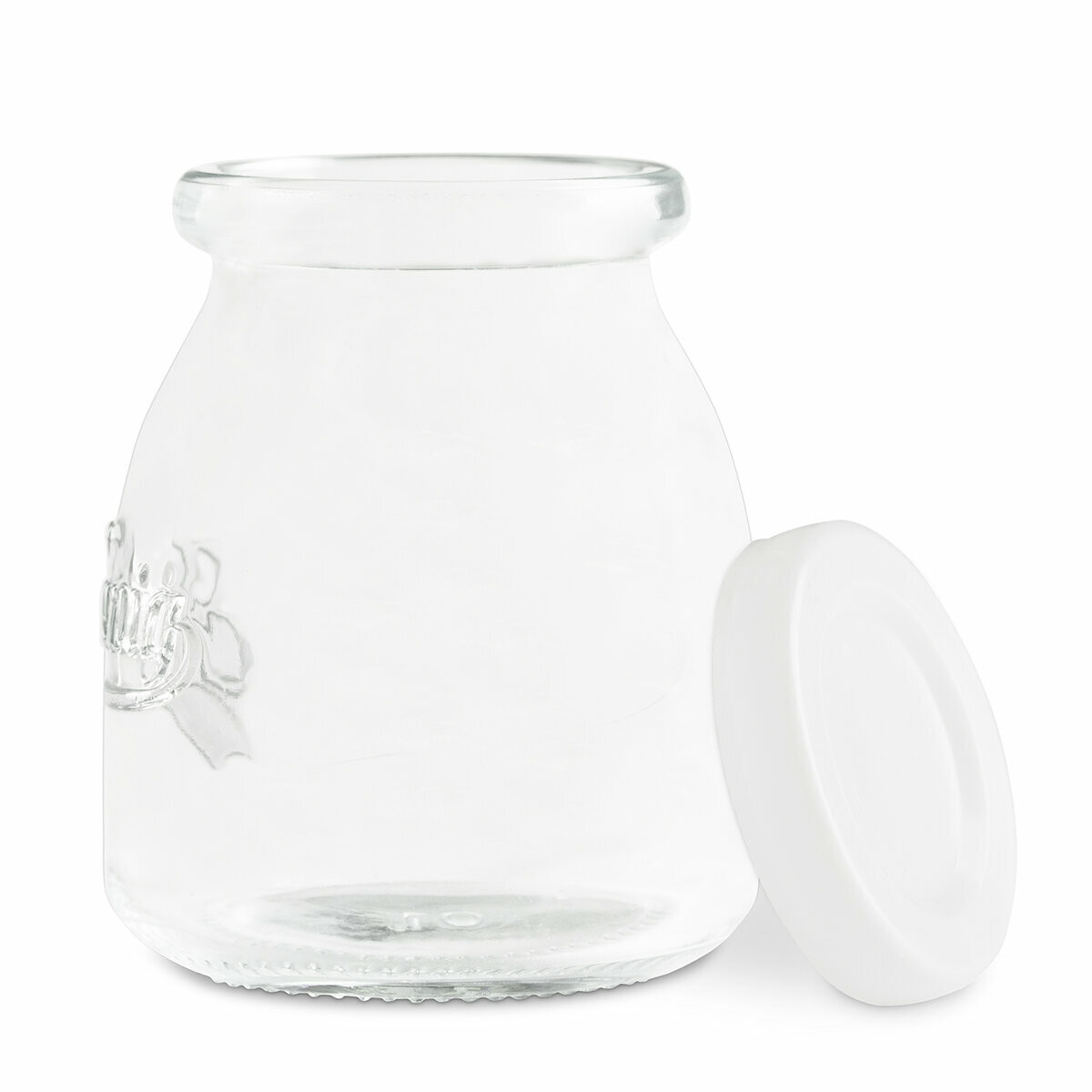 12 pots en verre pour yaourtières - ypo12, H.KOENIG
