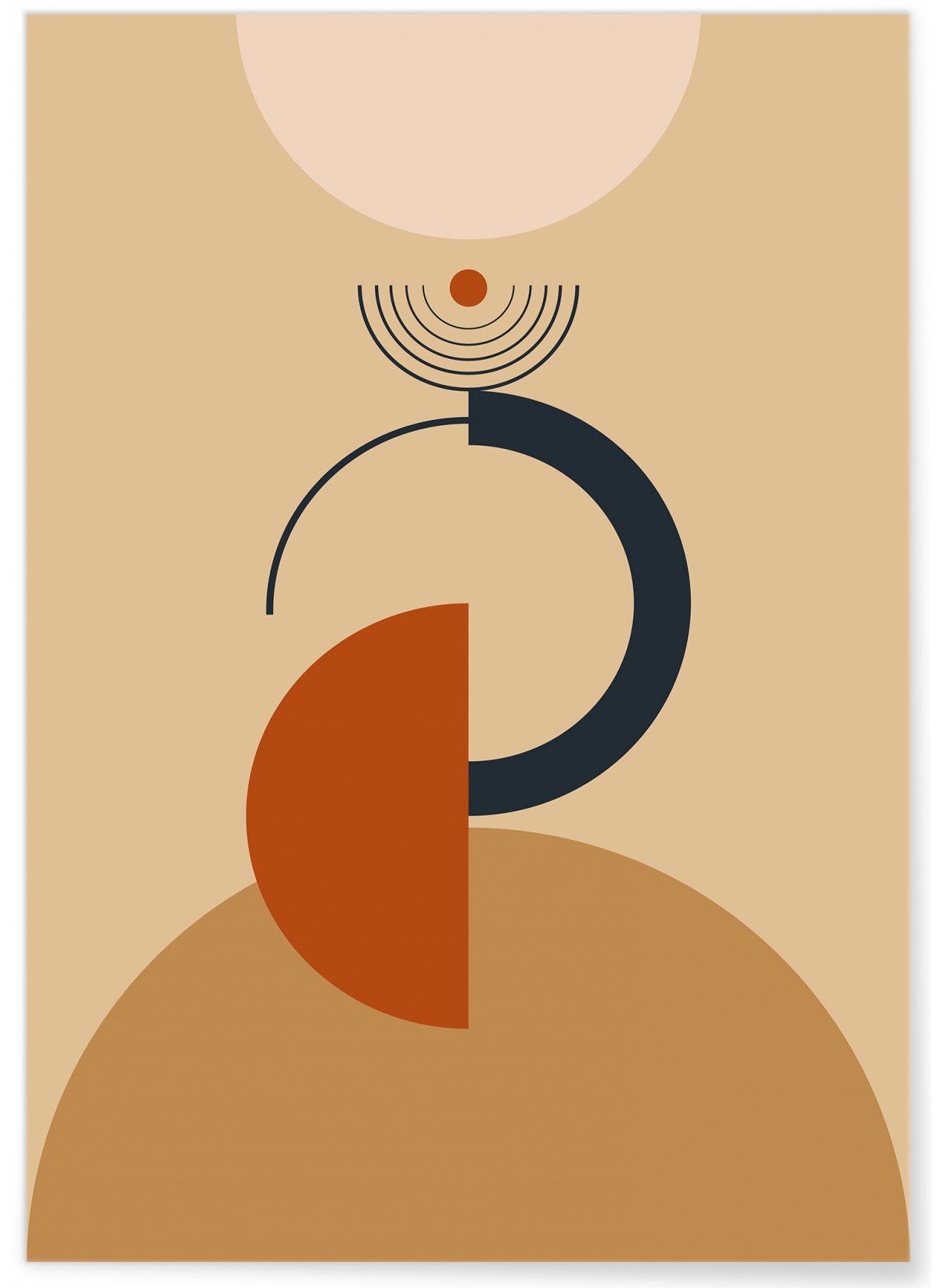 Affiche Abstract Composition 2, L'AFFICHERIE