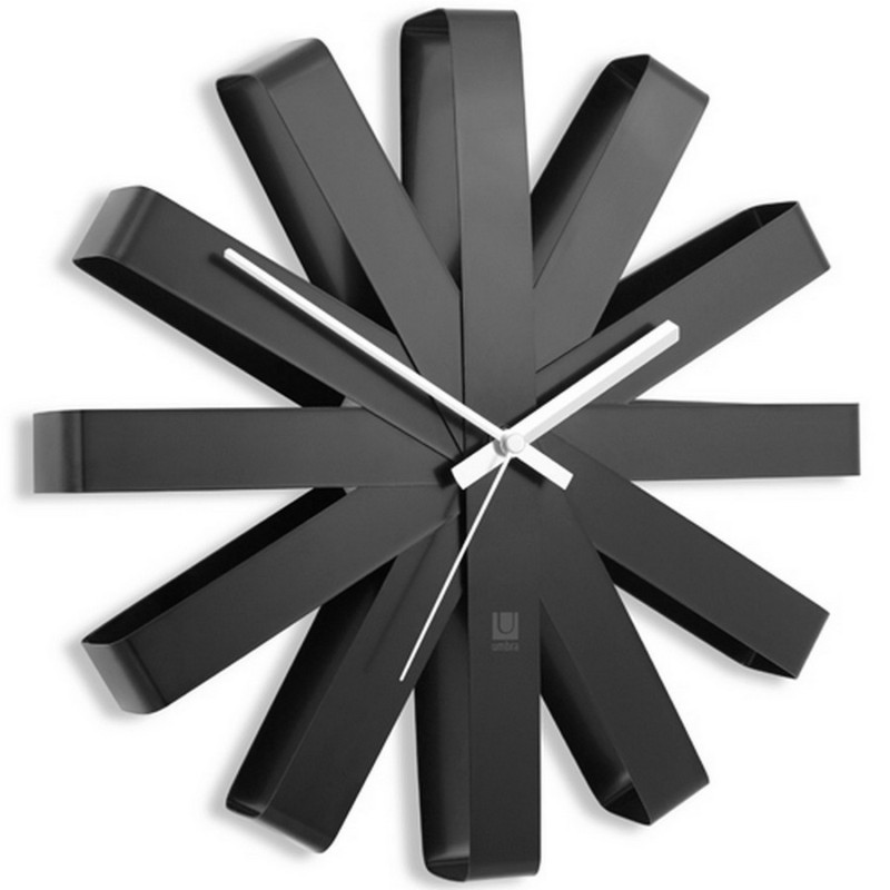 Horloge murale design RIBBON, UMBRA