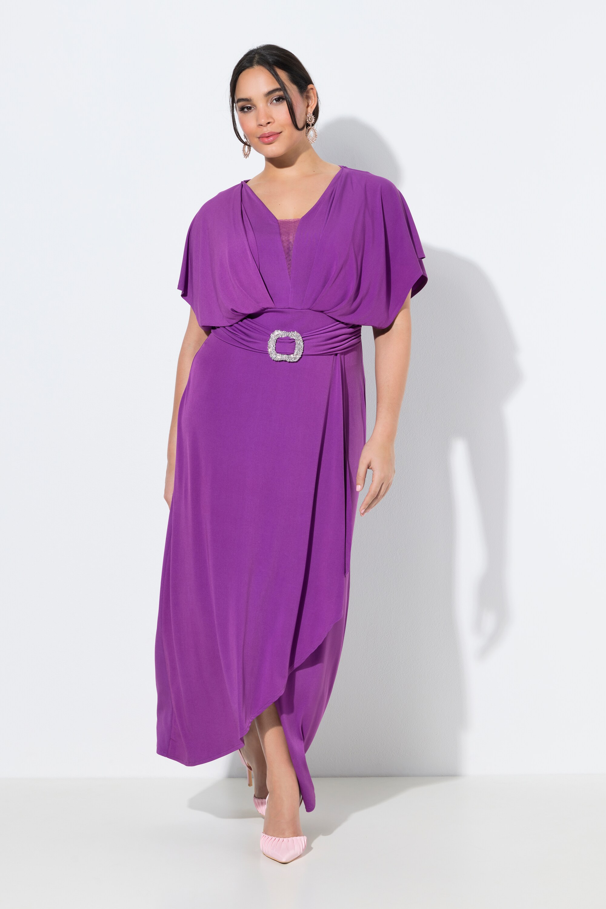 Robe maxi avec ceinture fantaisie, ULLA POPKEN