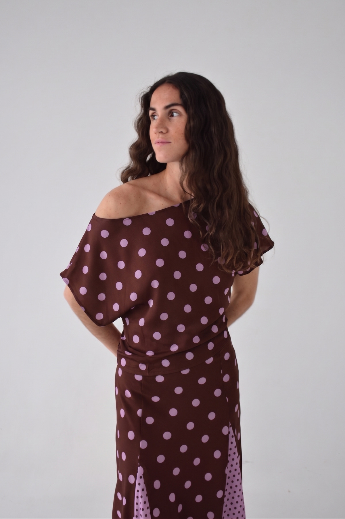 Top réversible à pois JIMENA, MINDTRAVELER