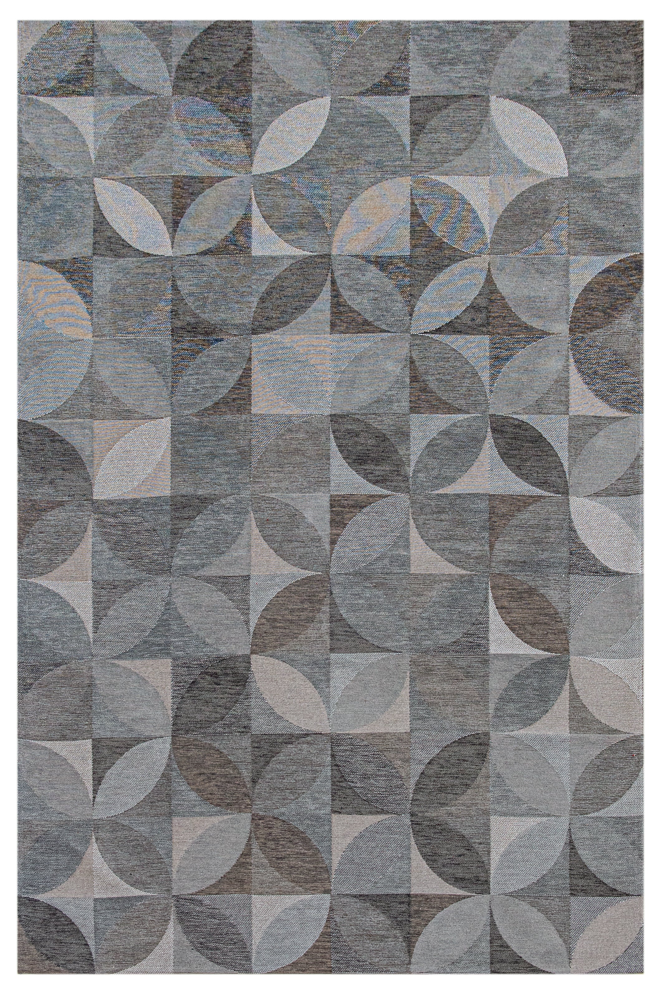 Tapis intérieur/extérieur moderne tissé plat ROSEBUD, NOVATREND