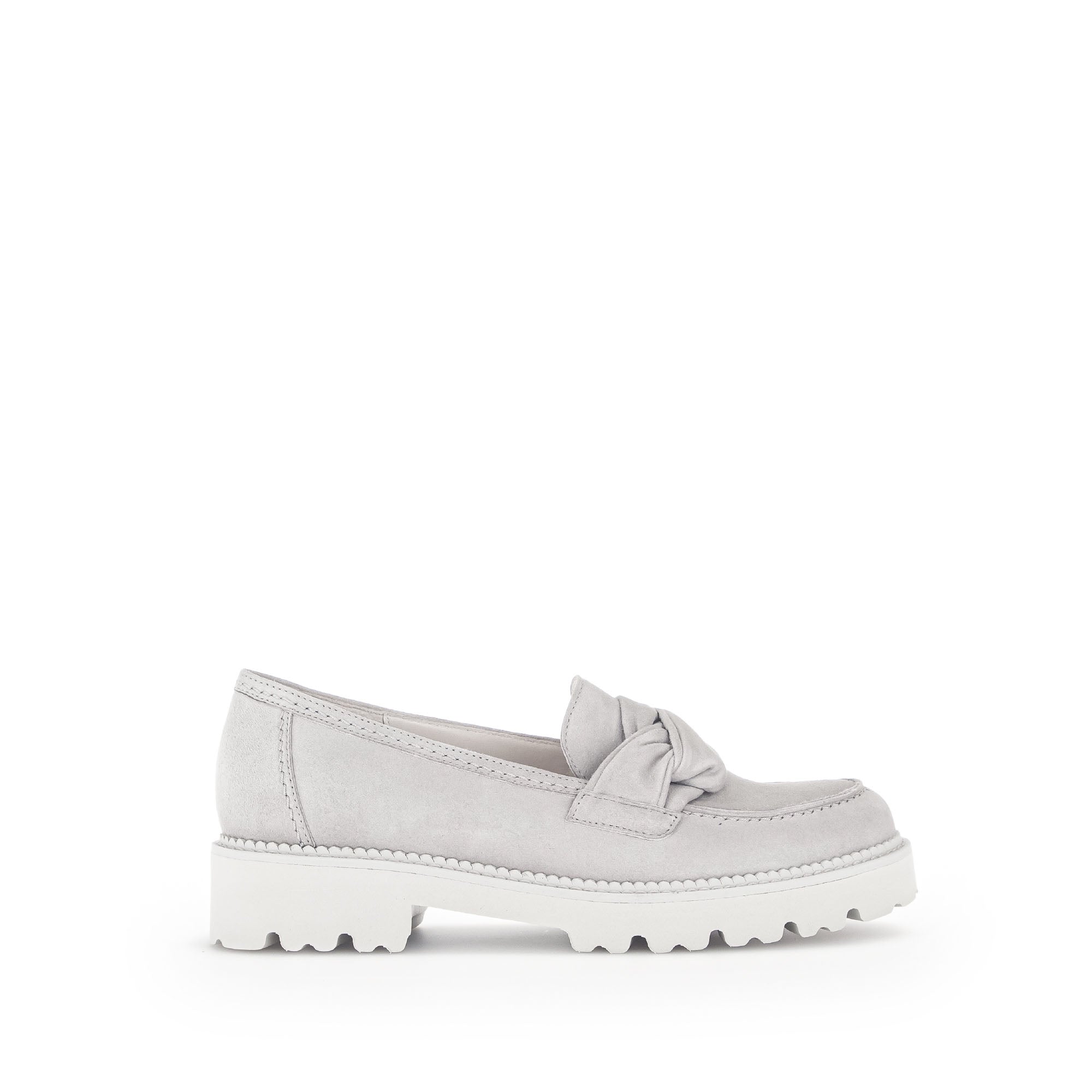 Mocassins en suède à talon décroché, GABOR