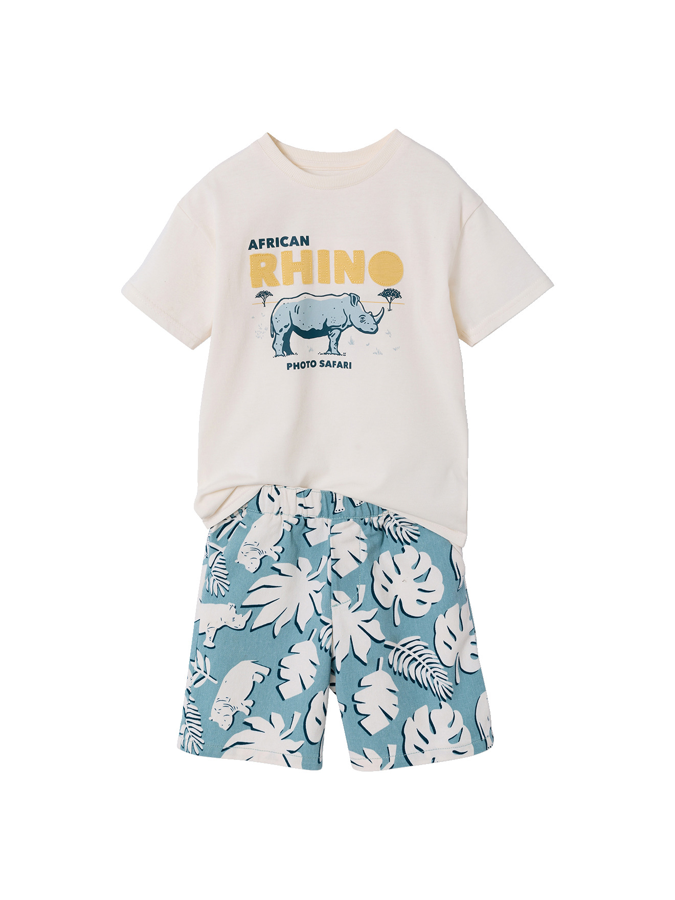 Ensemble t-shirt short coton, VERTBAUDET
