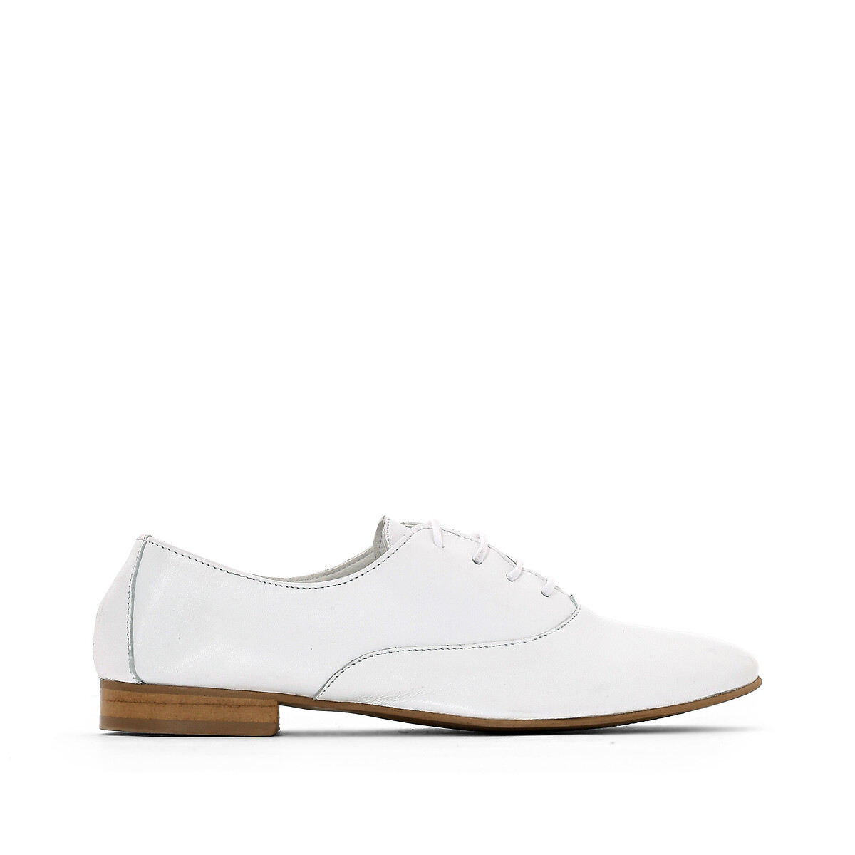 derbies femme cuir