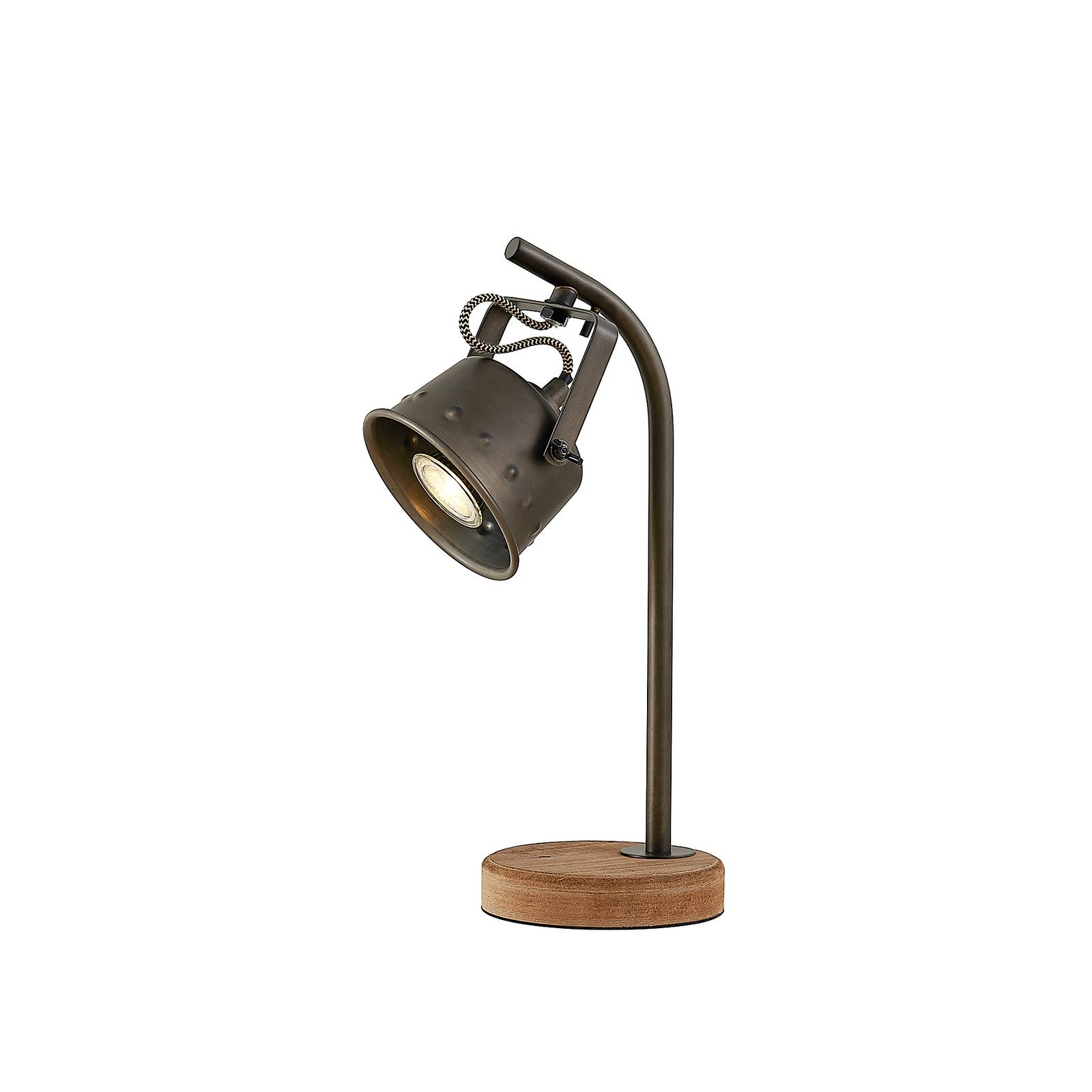 Lampe à poser en métal vintage, Rubinjo, LINDBY
