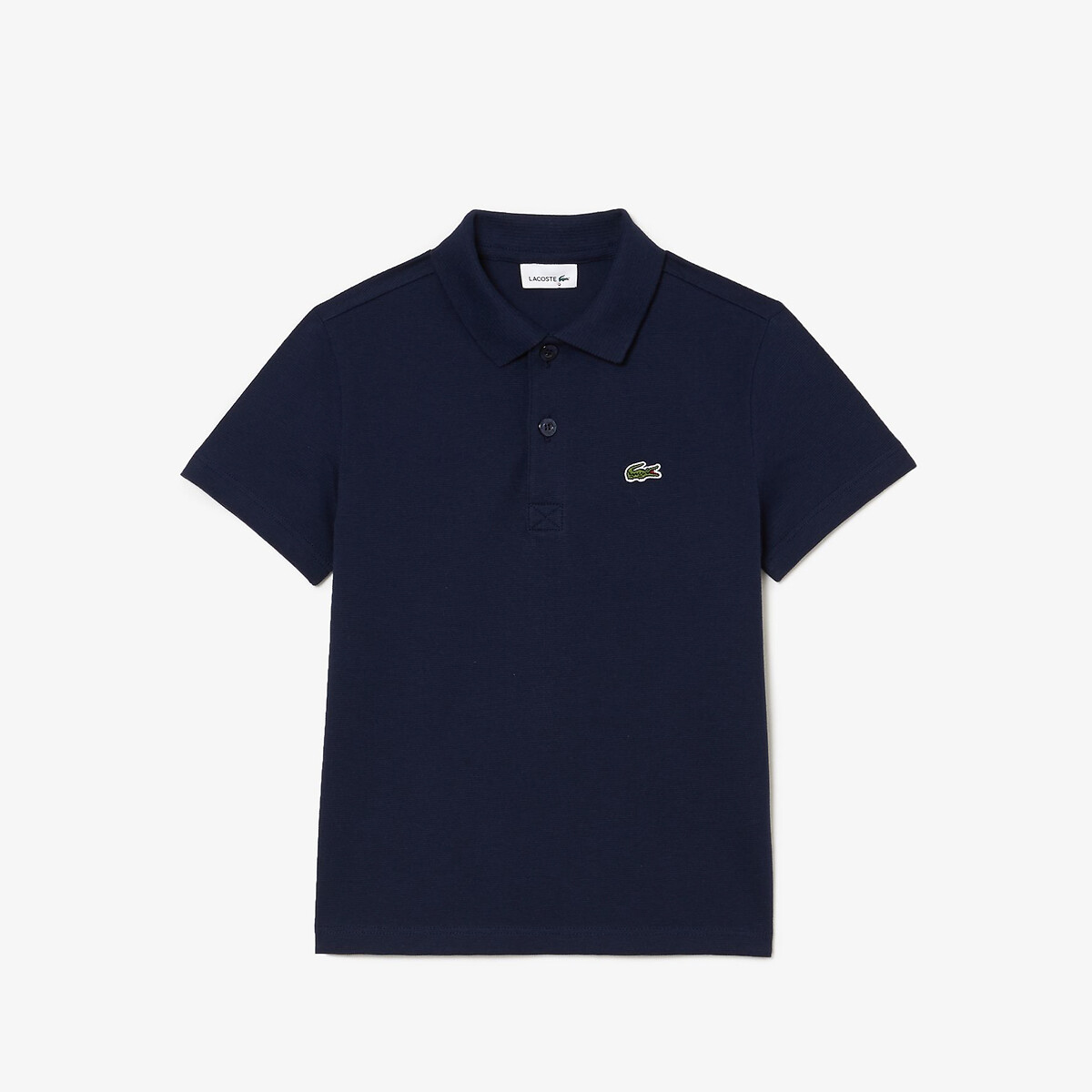 cotton polo shirt with short sleeves
