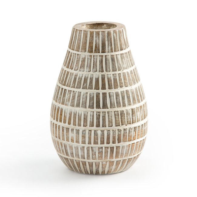 Bisho 19.5cm High Decorative Mango Vase white LA REDOUTE INTERIEURS