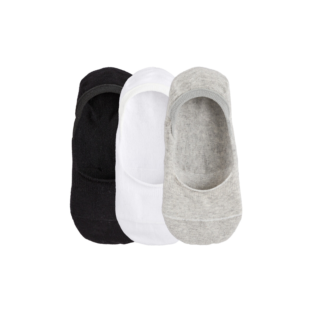Pack of 3 Pairs of Footsies in Cotton Mix, Made in Europe