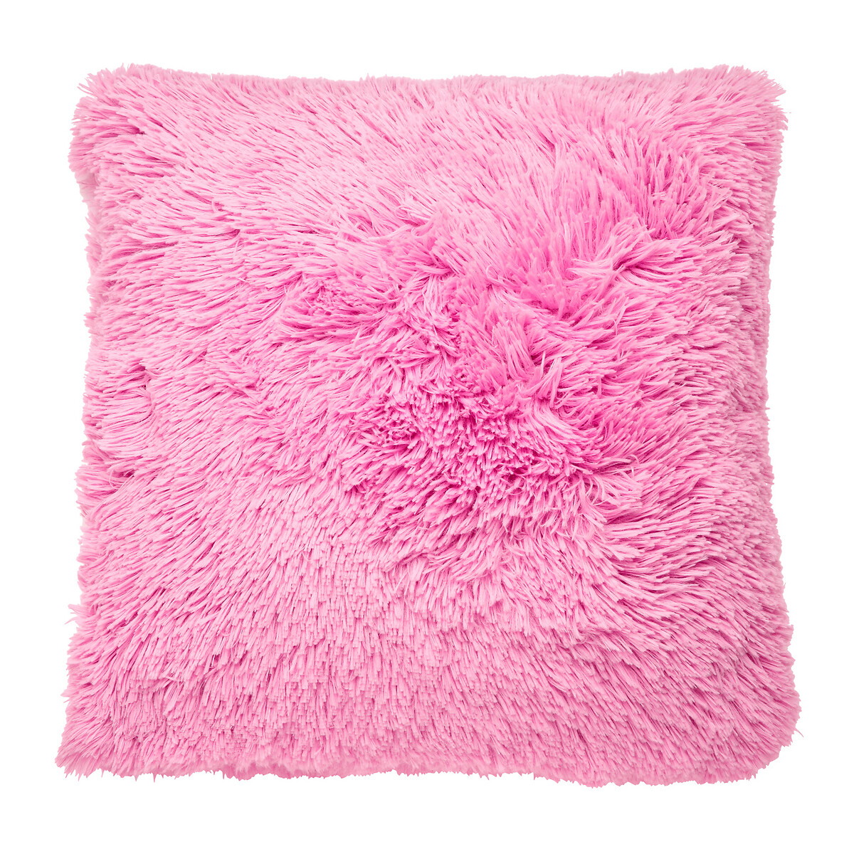 Blush pink outlet shaggy cushions