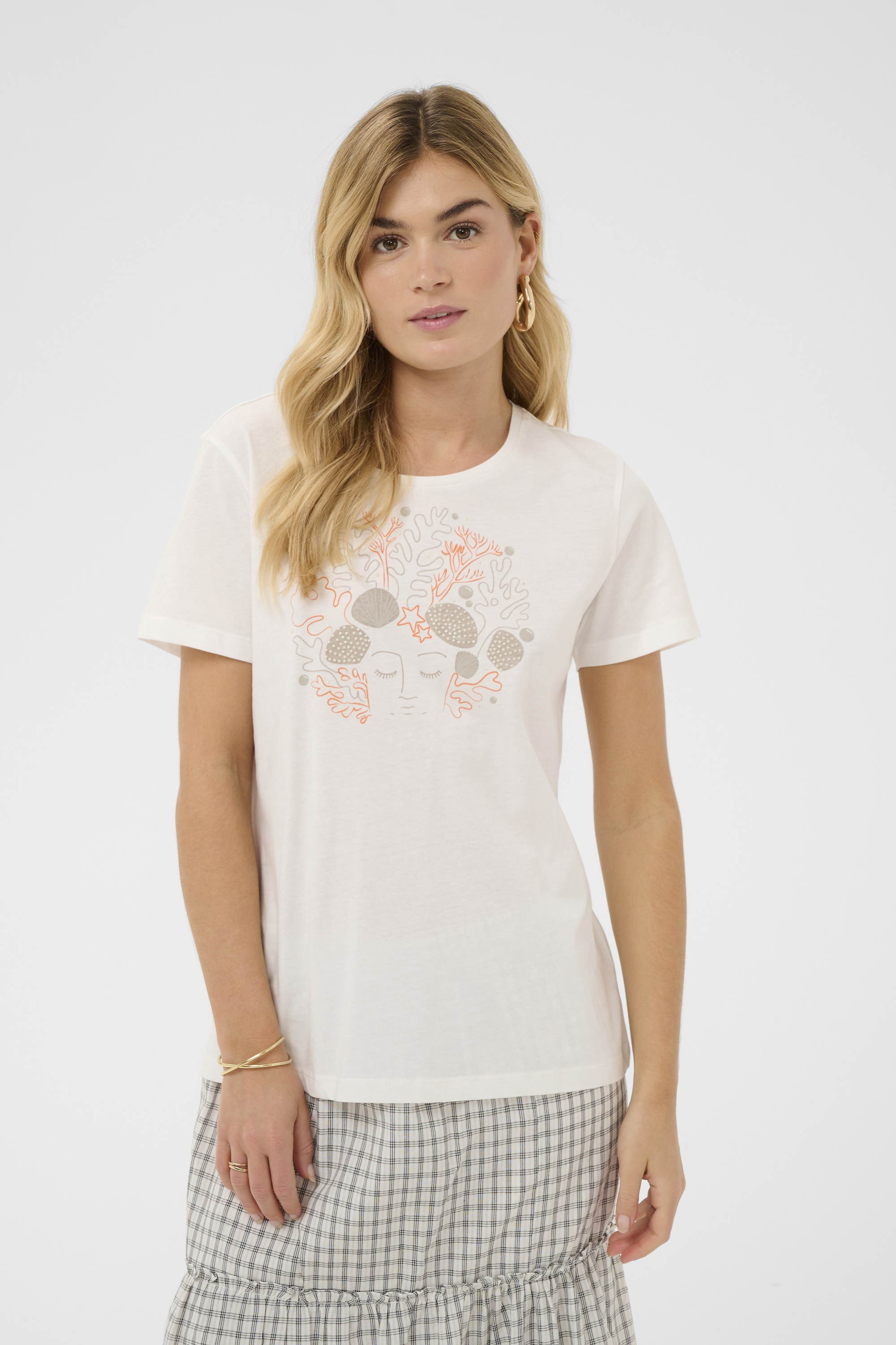 T-shirt à manches courtes, CREAM