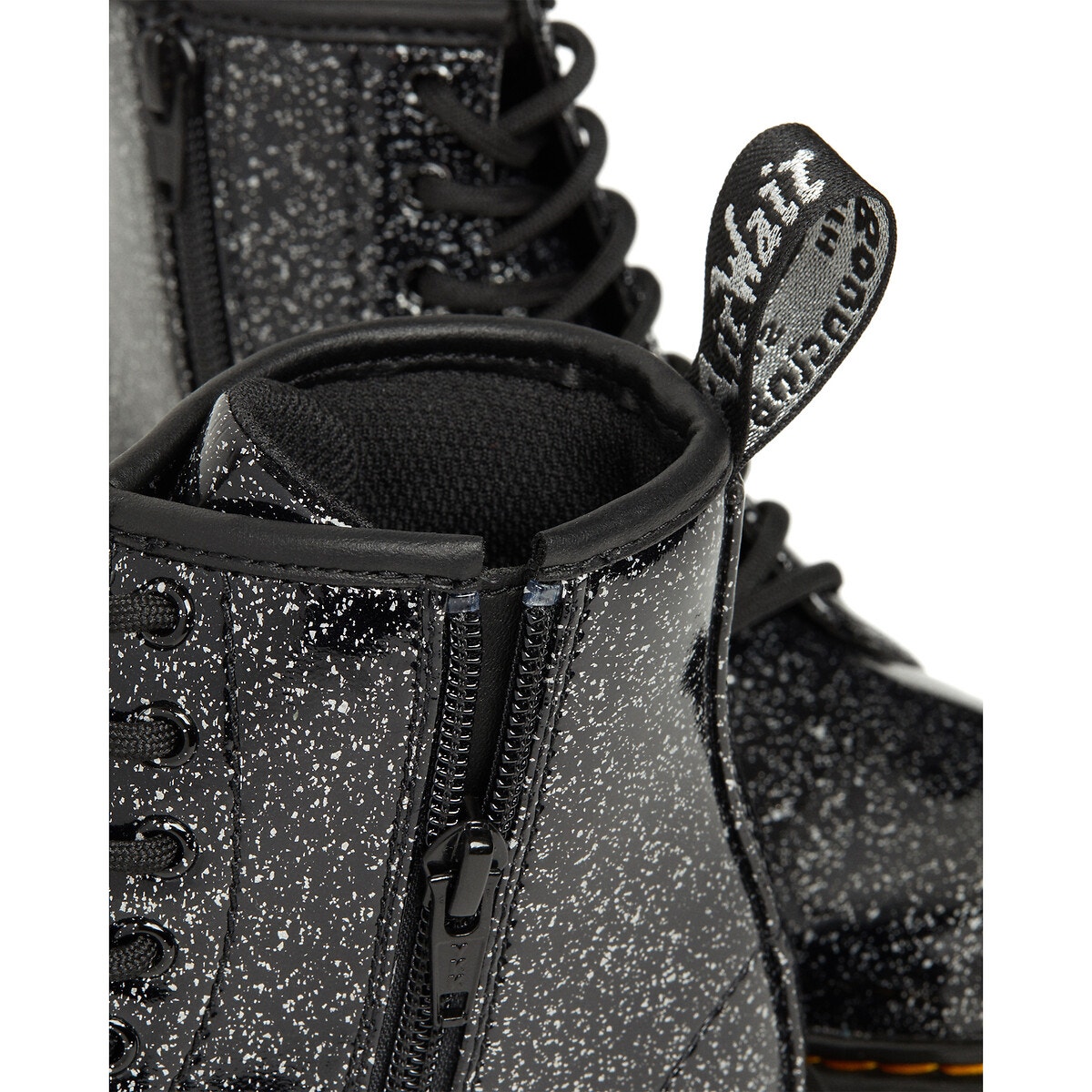 Doc martens online paillettes noires