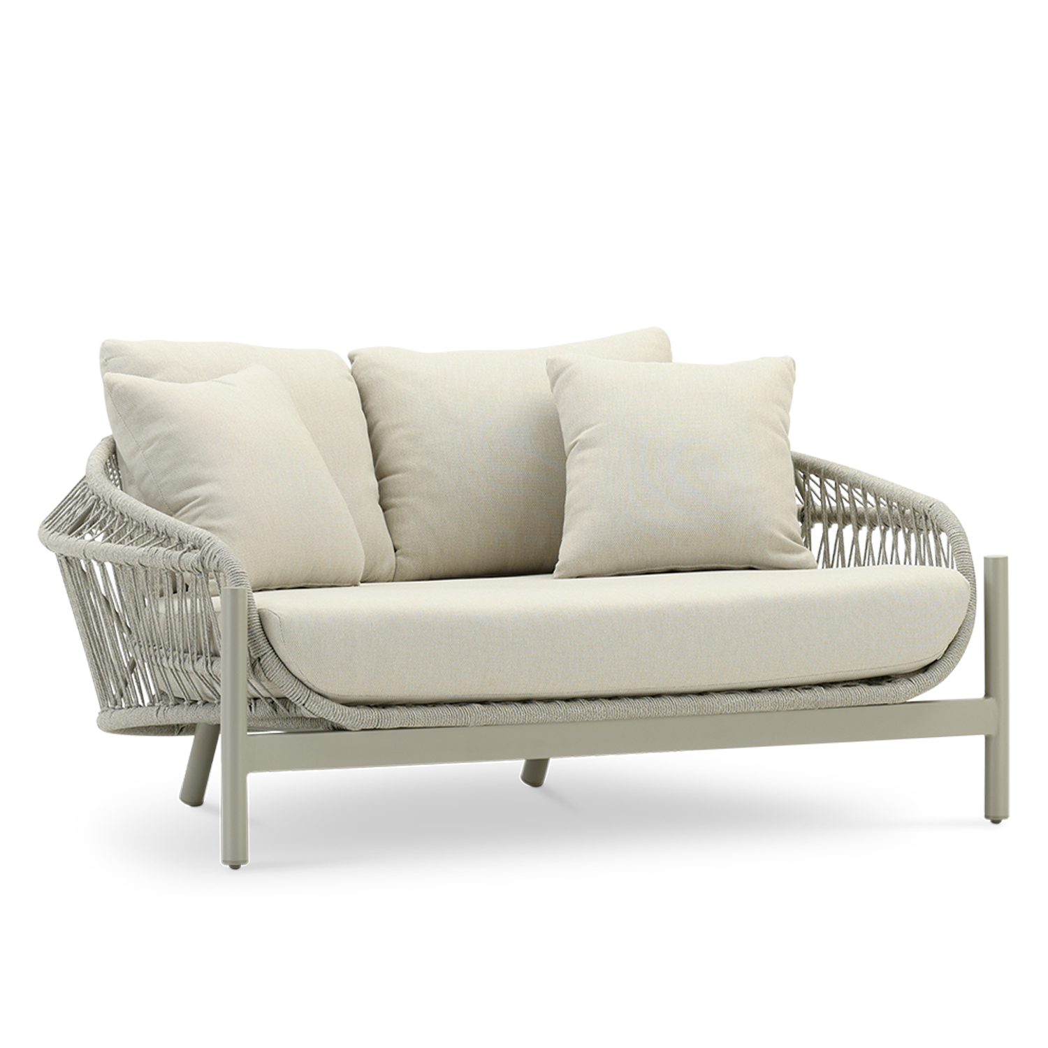 Lounge, aluminium et corde, MILOS, DEFORA HOME