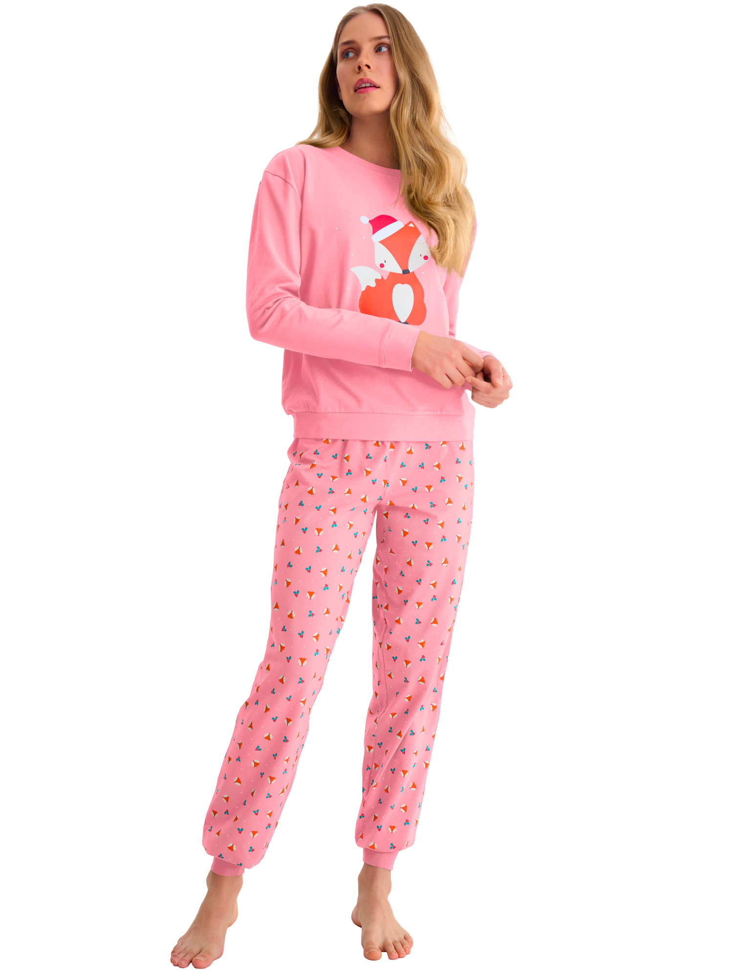 Pyjama pantalon jogger top M.longues FOXY, LISCA