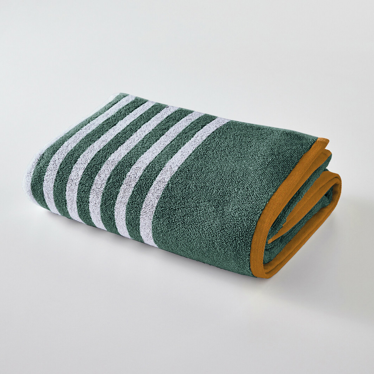Product photograph of Scenario Striped Terry Cotton Bath Sheet from La Redoute UK
