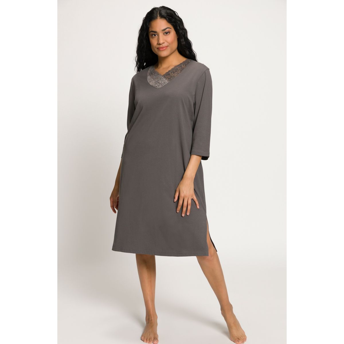 Chemise De Nuit Femme Bretelles Spaghetti Imprimé Floral - Normann