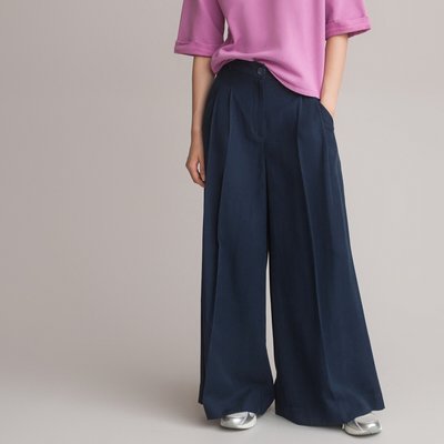 Wide Leg Trousers, Length 30" LA REDOUTE COLLECTIONS