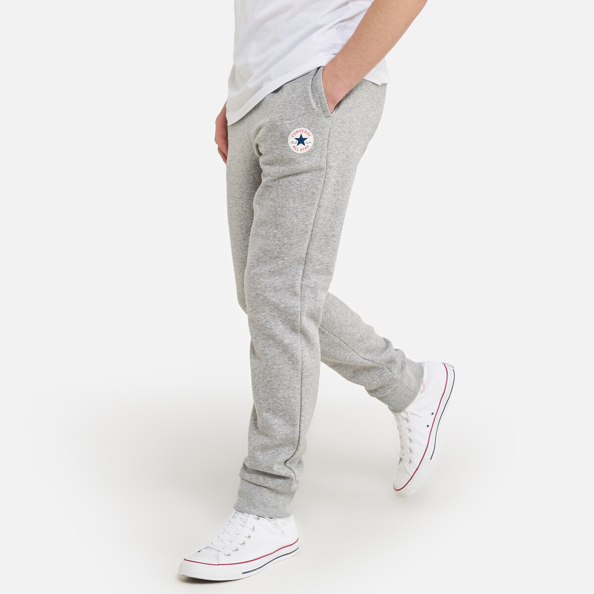 converse joggers grey