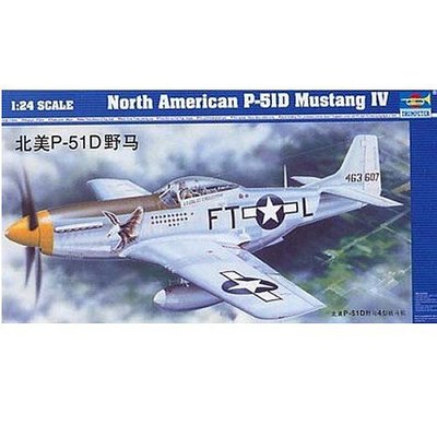 Maquette avion : P-51D Mustang IV North American TRUMPETER