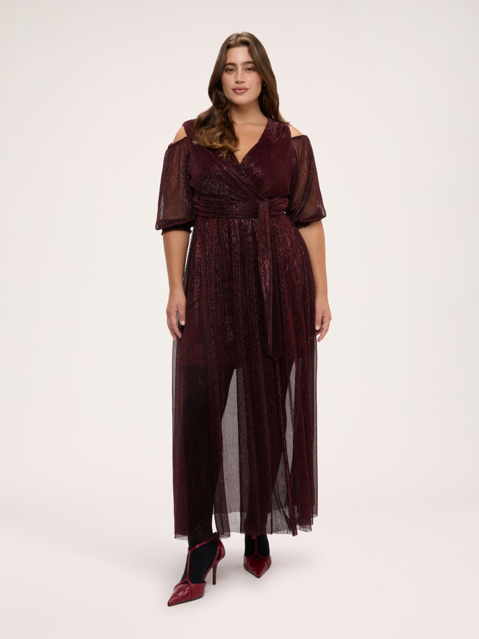 Robe longue avec découpe, FIORELLA RUBINO