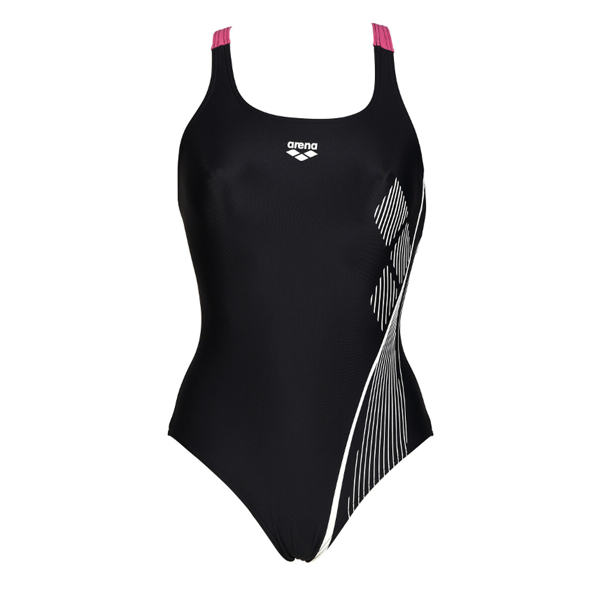 Image of Graphic Swim Pro Back Recycled Pool Swimsuit