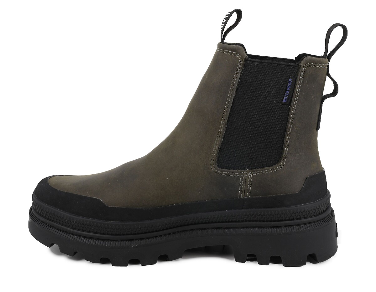 Palladium Botines impermeables de piel, Trooper Chelsea — photo 3