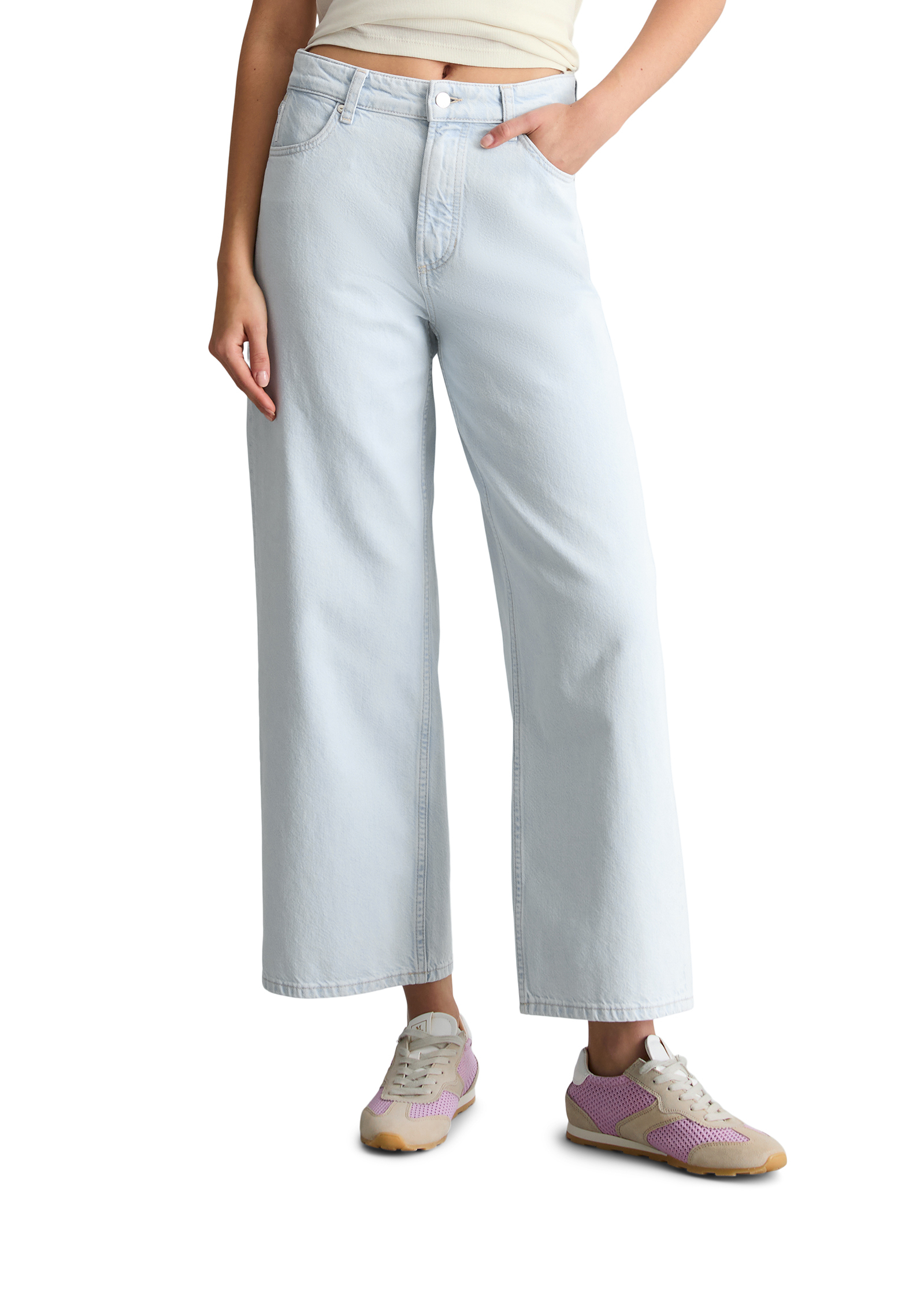 Jeans modèle Tomma large en pur coton organique, MARC O’POLO DENIM