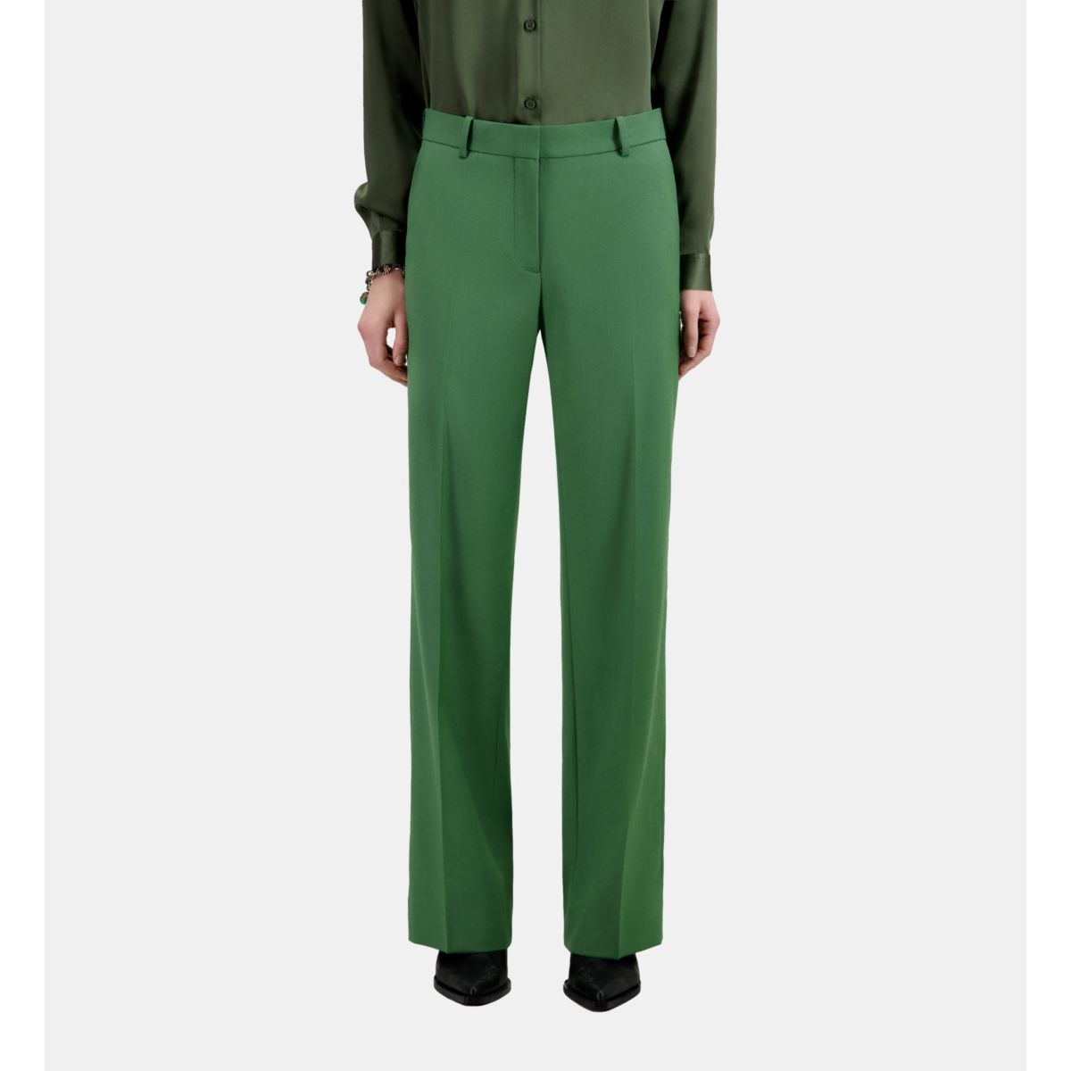 Tailleur pantalon femme vert hot sale