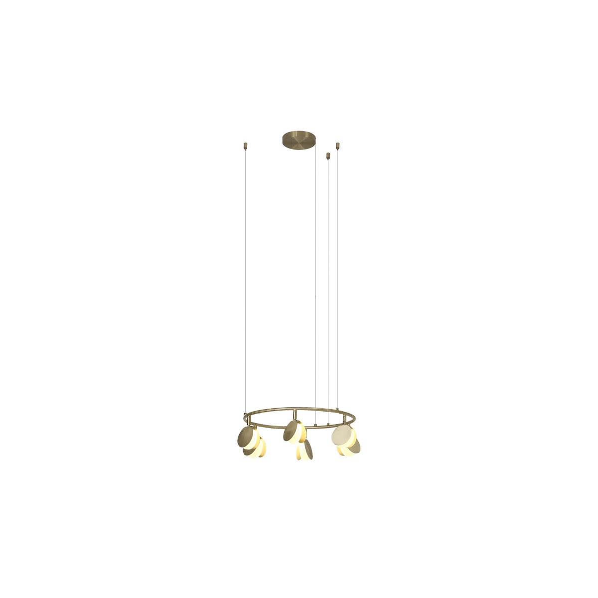 Suspension lumière chaude SHELL, MANTRA