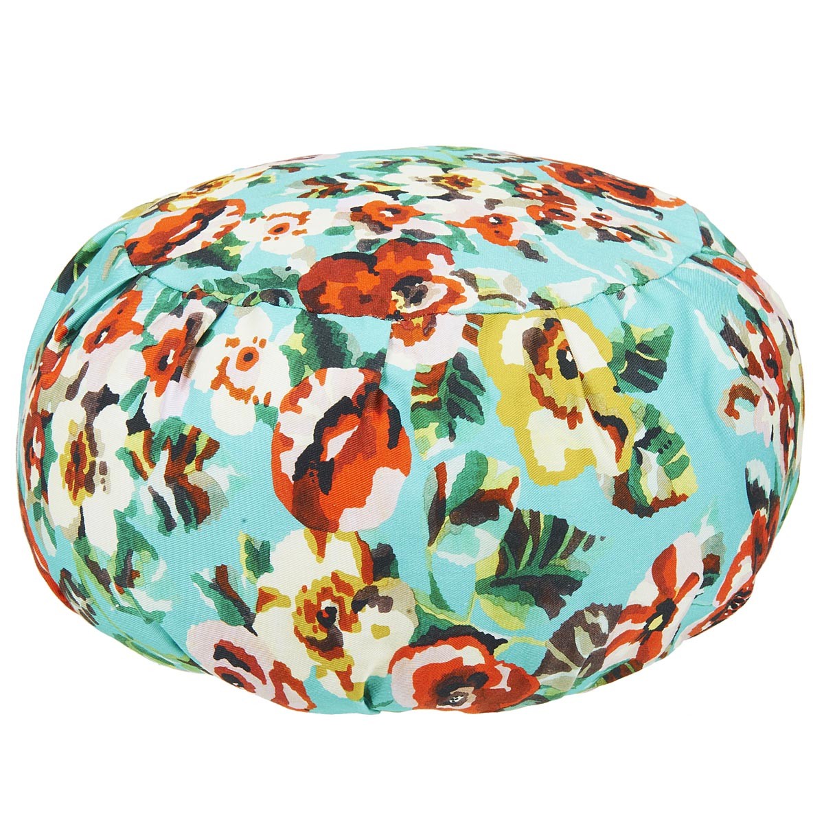 Coussin de méditation en coton fleuri, RITA, VENT DE BOHÈME