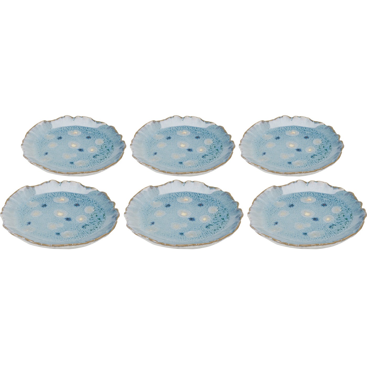 Lot de 6 assiettes à dessert, MINA, KARE DESIGN