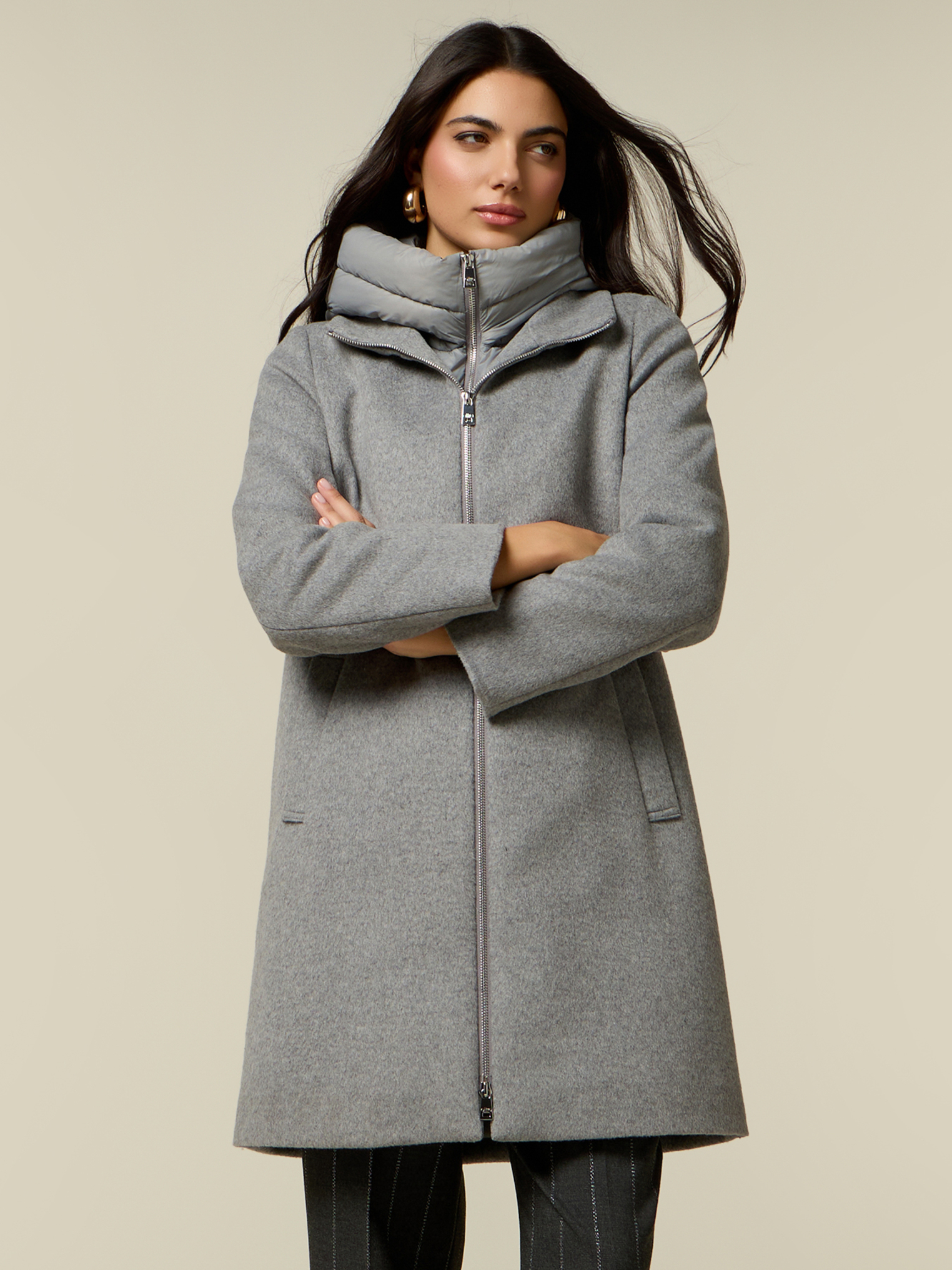 Manteau avec inserts, OLTRE