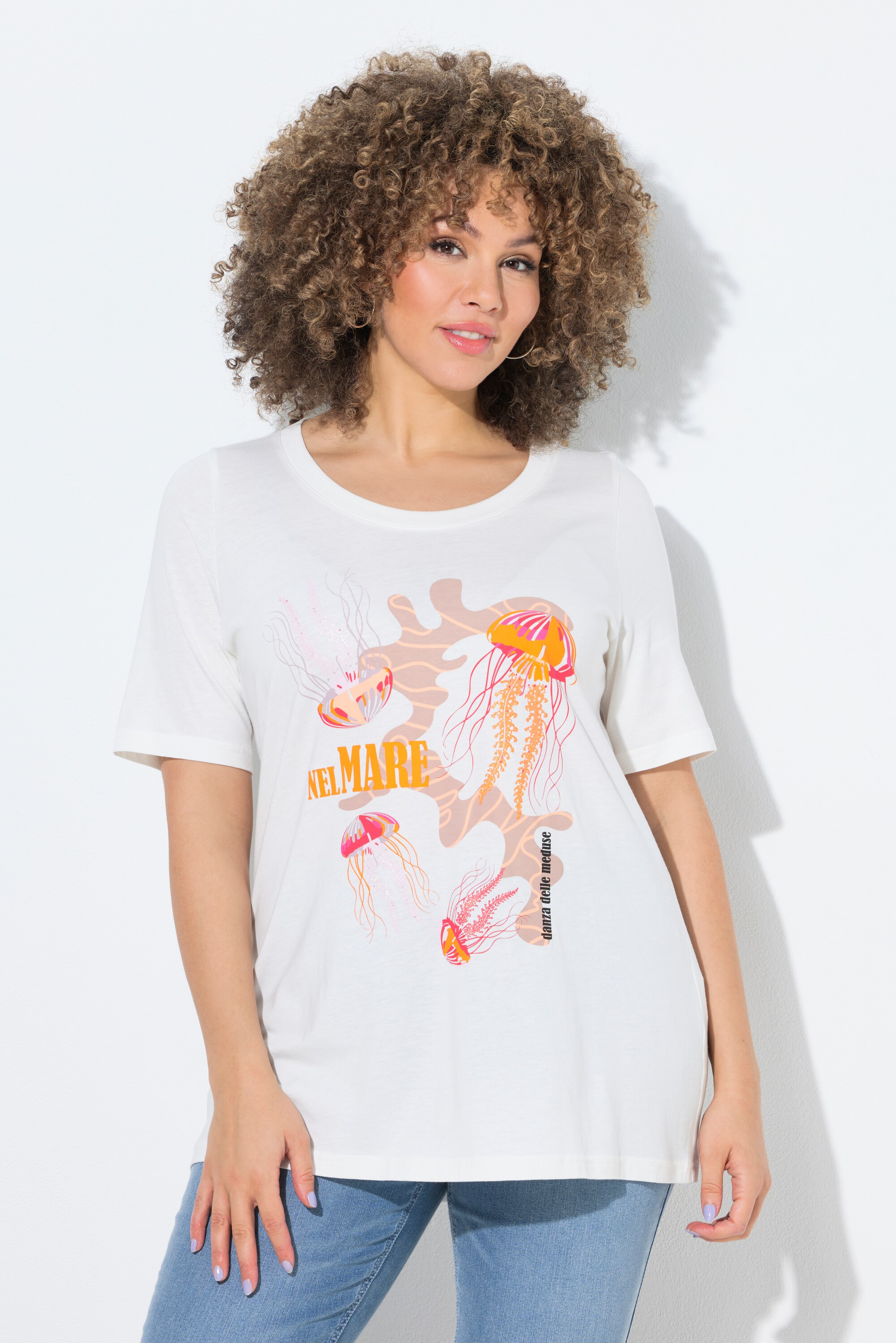 T-shirt en modal mélangé, ULLA POPKEN