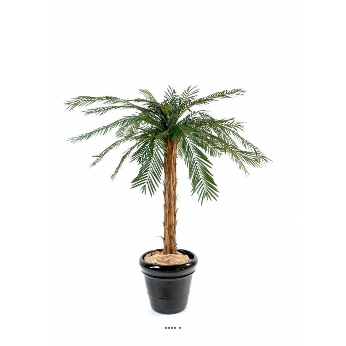 Palmier Artificiel Cycas en pot tronc, ARTIFICIELLES