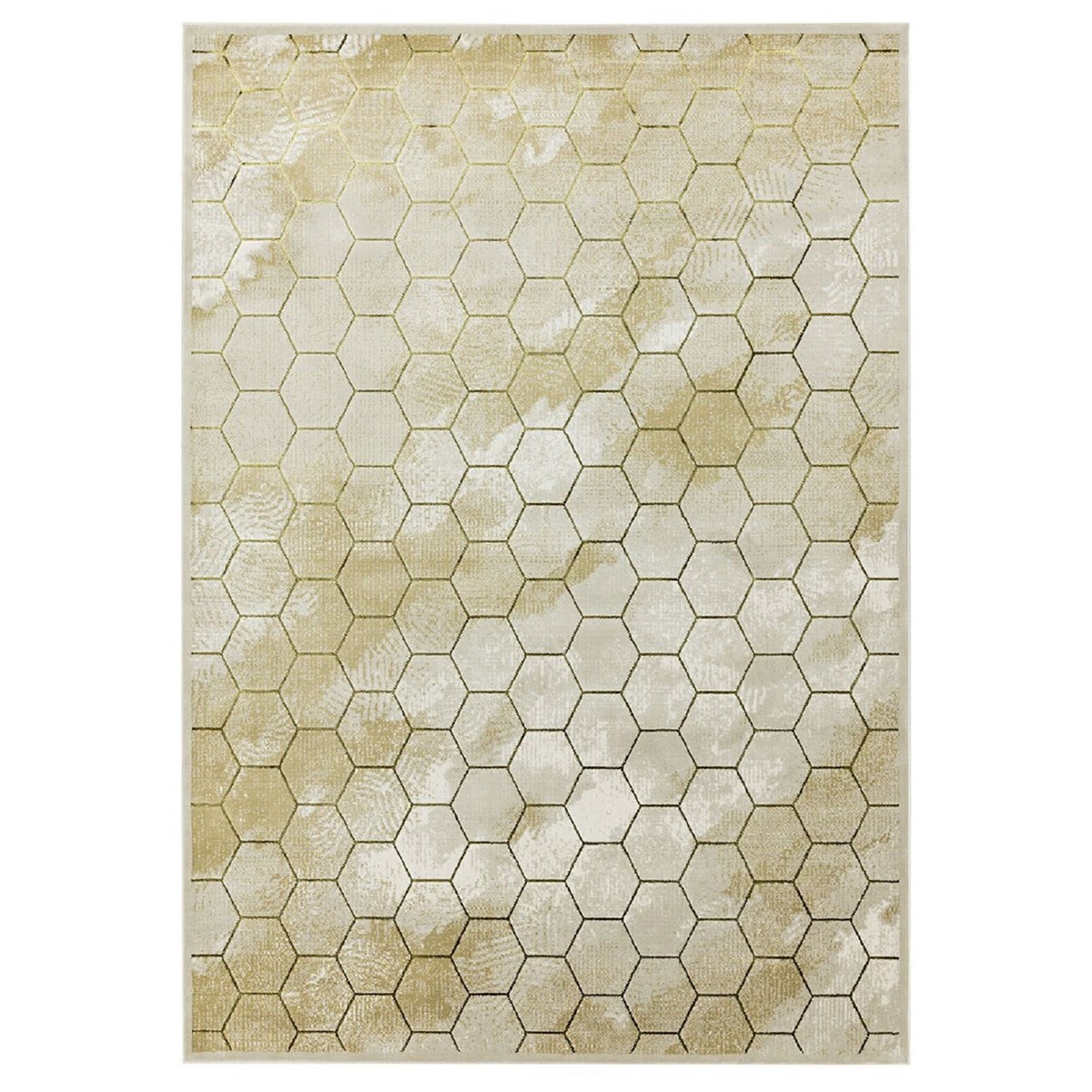 Tapis salon et chambre tissé plat CYPHER RUCHE, NOVATREND
