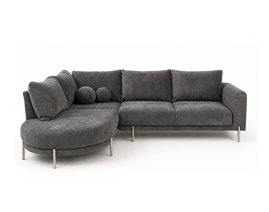 Canapé d'Angle gauche 4 places - GABIN, BEST MOBILIER