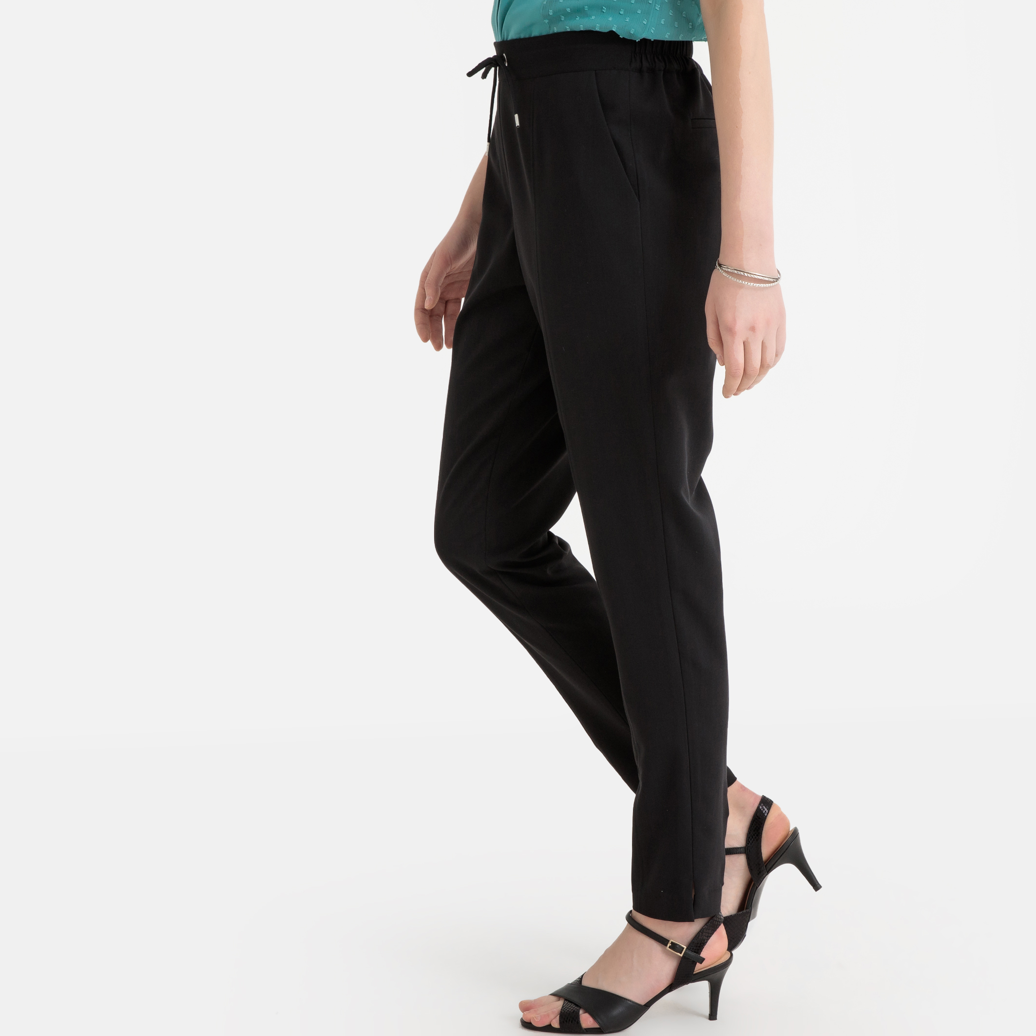 pantalon évasé femme pas cher