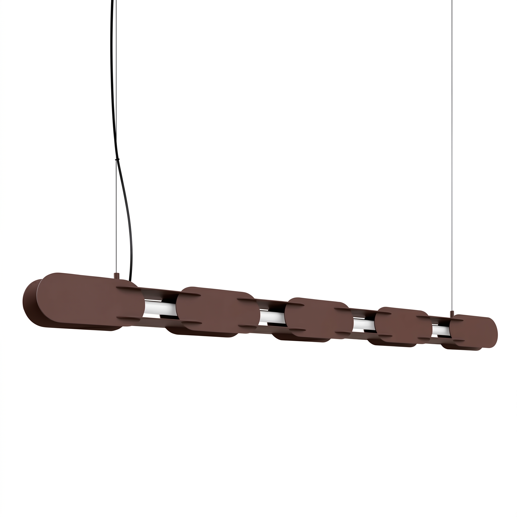 Suspension Acier Marron LED 1 Chain, EDEN