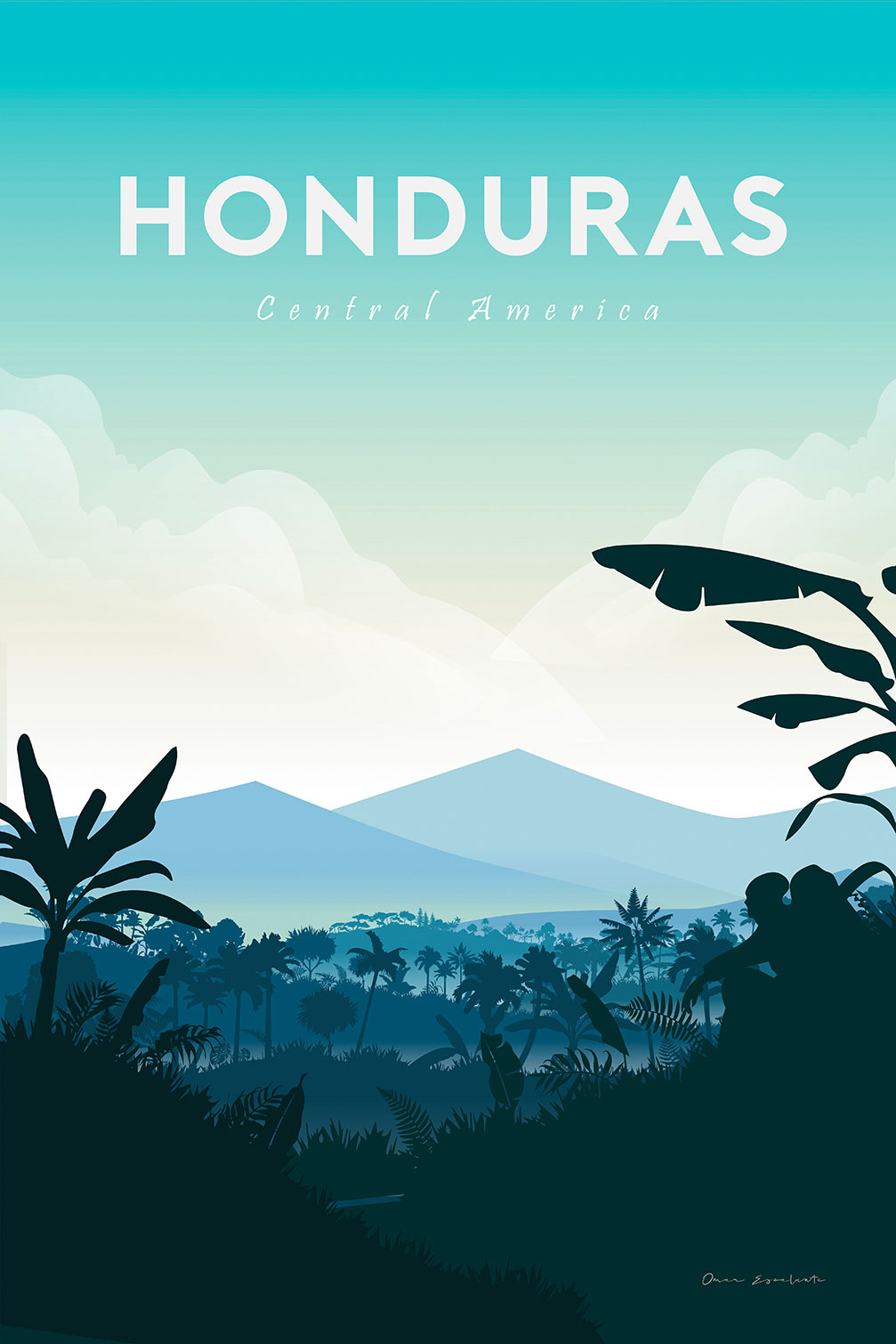 Tableau Voyage en Honduras, HEXOA